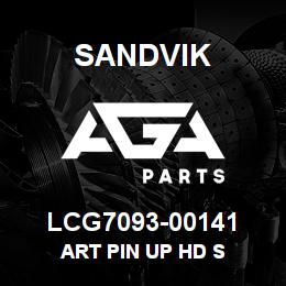 LCG7093-00141 Sandvik ART PIN UP HD S | AGA Parts