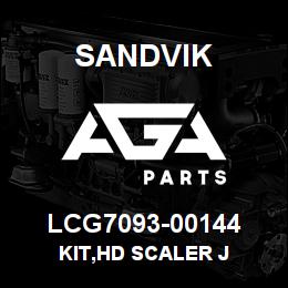 LCG7093-00144 Sandvik KIT,HD SCALER J | AGA Parts