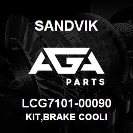 LCG7101-00090 Sandvik KIT,BRAKE COOLI | AGA Parts