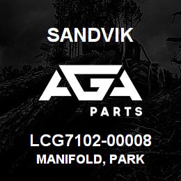LCG7102-00008 Sandvik MANIFOLD, PARK | AGA Parts