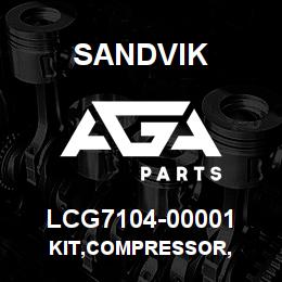 LCG7104-00001 Sandvik KIT,COMPRESSOR, | AGA Parts