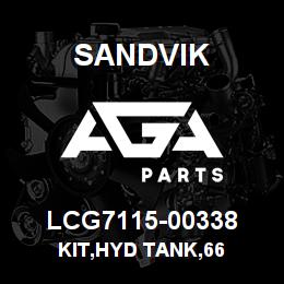 LCG7115-00338 Sandvik KIT,HYD TANK,66 | AGA Parts
