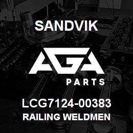 LCG7124-00383 Sandvik RAILING WELDMEN | AGA Parts