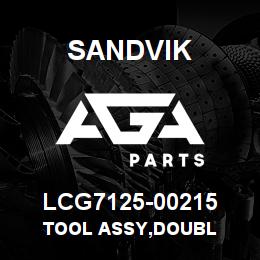 LCG7125-00215 Sandvik TOOL ASSY,DOUBL | AGA Parts