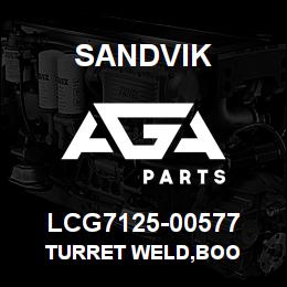 LCG7125-00577 Sandvik TURRET WELD,BOO | AGA Parts