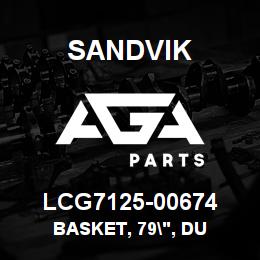 LCG7125-00674 Sandvik BASKET, 79", DU | AGA Parts