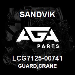 LCG7125-00741 Sandvik GUARD,CRANE | AGA Parts