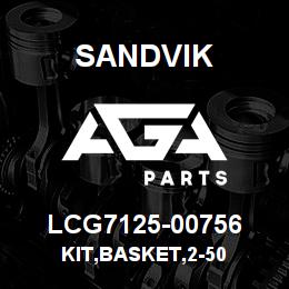 LCG7125-00756 Sandvik KIT,BASKET,2-50 | AGA Parts