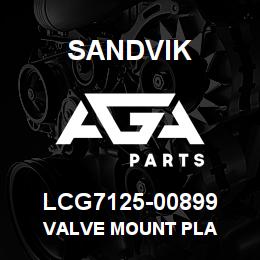 LCG7125-00899 Sandvik VALVE MOUNT PLA | AGA Parts