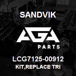 LCG7125-00912 Sandvik KIT,REPLACE TRI | AGA Parts