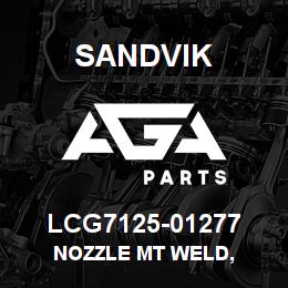 LCG7125-01277 Sandvik NOZZLE MT WELD, | AGA Parts