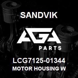LCG7125-01344 Sandvik MOTOR HOUSING W | AGA Parts