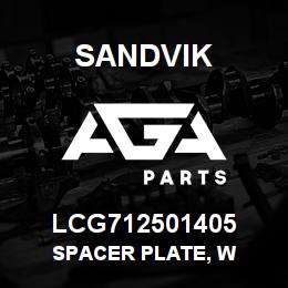LCG712501405 Sandvik SPACER PLATE, W | AGA Parts