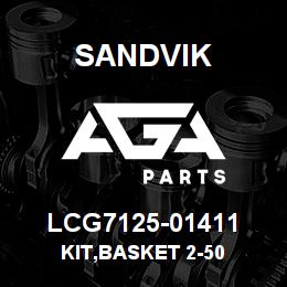 LCG7125-01411 Sandvik KIT,BASKET 2-50 | AGA Parts