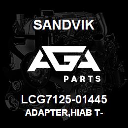 LCG7125-01445 Sandvik ADAPTER,HIAB T- | AGA Parts