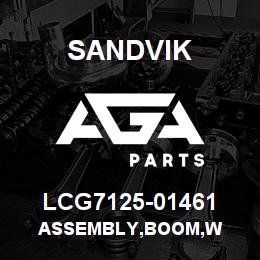 LCG7125-01461 Sandvik ASSEMBLY,BOOM,W | AGA Parts