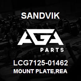 LCG7125-01462 Sandvik MOUNT PLATE,REA | AGA Parts