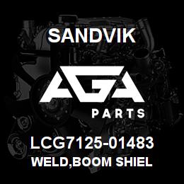 LCG7125-01483 Sandvik WELD,BOOM SHIEL | AGA Parts