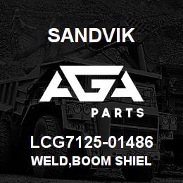 LCG7125-01486 Sandvik WELD,BOOM SHIEL | AGA Parts
