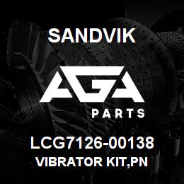LCG7126-00138 Sandvik VIBRATOR KIT,PN | AGA Parts