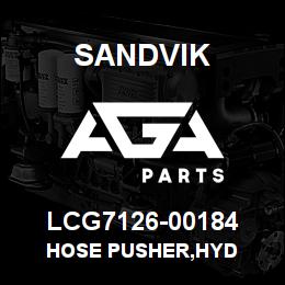 LCG7126-00184 Sandvik HOSE PUSHER,HYD | AGA Parts