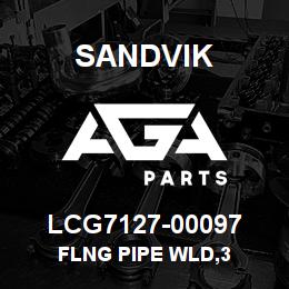 LCG7127-00097 Sandvik FLNG PIPE WLD,3 | AGA Parts