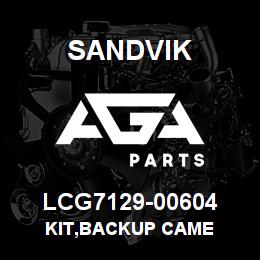 LCG7129-00604 Sandvik KIT,BACKUP CAME | AGA Parts