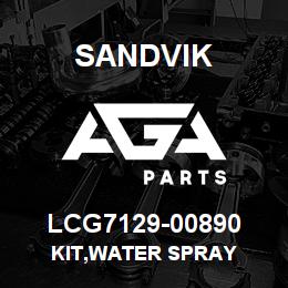 LCG7129-00890 Sandvik KIT,WATER SPRAY | AGA Parts