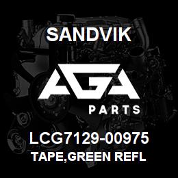 LCG7129-00975 Sandvik TAPE,GREEN REFL | AGA Parts