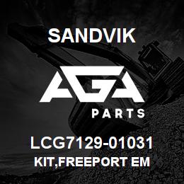 LCG7129-01031 Sandvik KIT,FREEPORT EM | AGA Parts