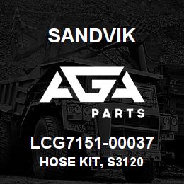 LCG7151-00037 Sandvik HOSE KIT, S3120 | AGA Parts