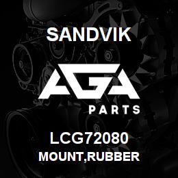 LCG72080 Sandvik MOUNT,RUBBER | AGA Parts