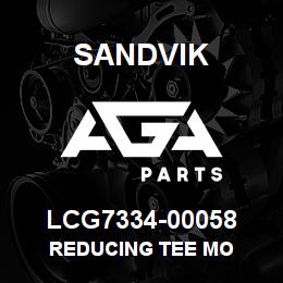 LCG7334-00058 Sandvik REDUCING TEE MO | AGA Parts