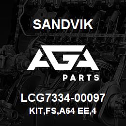 LCG7334-00097 Sandvik KIT,FS,A64 EE,4 | AGA Parts