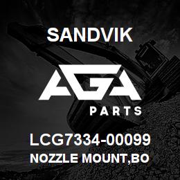 LCG7334-00099 Sandvik NOZZLE MOUNT,BO | AGA Parts