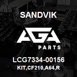 LCG7334-00156 Sandvik KIT,CF210,A64,R | AGA Parts