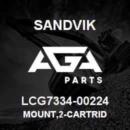 LCG7334-00224 Sandvik MOUNT,2-CARTRID | AGA Parts