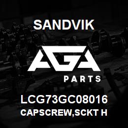 LCG73GC08016 Sandvik CAPSCREW,SCKT H | AGA Parts