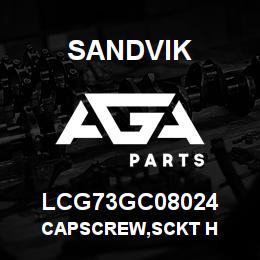 LCG73GC08024 Sandvik CAPSCREW,SCKT H | AGA Parts