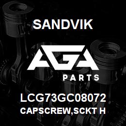 LCG73GC08072 Sandvik CAPSCREW,SCKT H | AGA Parts