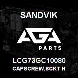 LCG73GC10080 Sandvik CAPSCREW,SCKT H | AGA Parts
