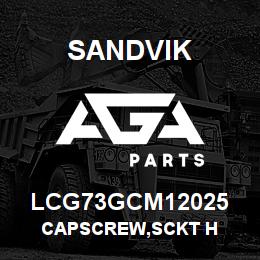 LCG73GCM12025 Sandvik CAPSCREW,SCKT H | AGA Parts
