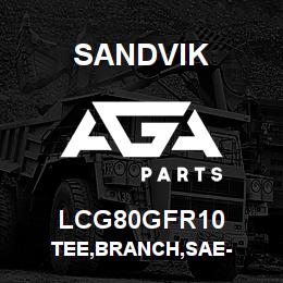 LCG80GFR10 Sandvik TEE,BRANCH,SAE- | AGA Parts