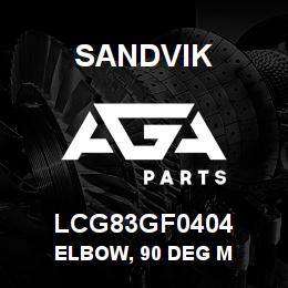 LCG83GF0404 Sandvik ELBOW, 90 DEG M | AGA Parts