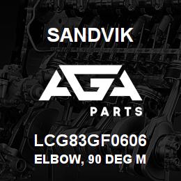 LCG83GF0606 Sandvik ELBOW, 90 DEG M | AGA Parts