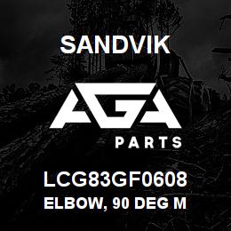 LCG83GF0608 Sandvik ELBOW, 90 DEG M | AGA Parts