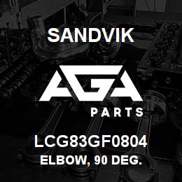 LCG83GF0804 Sandvik ELBOW, 90 DEG. | AGA Parts
