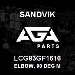 LCG83GF1616 Sandvik ELBOW, 90 DEG M | AGA Parts