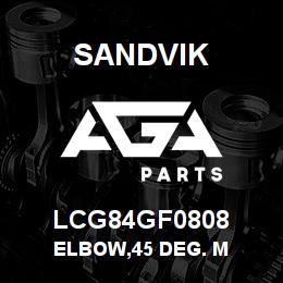 LCG84GF0808 Sandvik ELBOW,45 DEG. M | AGA Parts