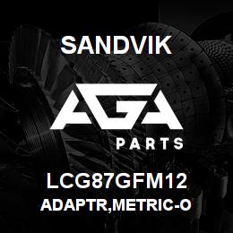 LCG87GFM12 Sandvik ADAPTR,METRIC-O | AGA Parts